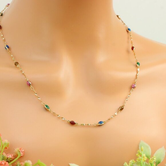 "New Beautiful Design Necklace Chain for Women/Girls, Gift, N869 - Picture 9 of 10